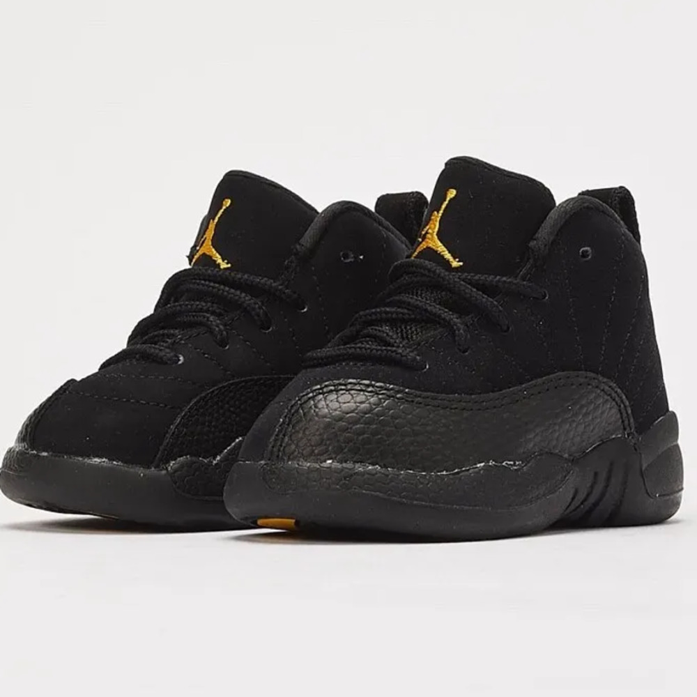 Jordan Kids Sneakers Black and Gold